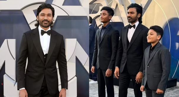 ലോസ് ഏഞ്ചല്‍സില്‍ നടന്ന ഹോളിവുഡ് ചിത്രത്തിന്റെ പ്രൊമോന്‍ പരിപാടിക്കായി ധനുഷ് എത്തിയത് മക്കള്‍ക്കൊപ്പം;ഗ്രേ മാന്‍ പ്രൊമോഷനായി എത്തിയ നടന്റെ ചിത്രം ട്വിറ്ററില്‍ തരഗം