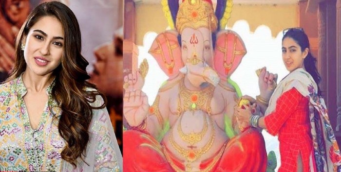  നീ ശരിക്കും മുസ്ലീം ആണോ, അതോ, മുസ്ലീം പേരു മാത്രമേയുള്ളോ? വിനായ ചതുര്‍ത്ഥി ആഘോഷിച്ച ഫോട്ടോ പങ്ക് വച്ച സാറാ അലി ഖാന് നേരെ വിമര്‍ശനവുമായി സോഷ്യല്‍മീഡിയ