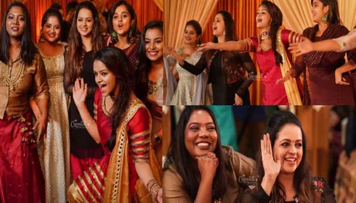 നടി ശില്പബാലയുടെ സഹോദരിയുടെ വിവാഹ നിശചയ ദിനത്തിൽ നൃത്തം ചെയ്ത് ഭാവനയും രമ്യയും ഷഫ്‌നയും; ഗാനങ്ങൾകൊണ്ട് അശംസ ചൊരിഞ്ഞ് വിജയും സയനോരയും; താരസാന്നിധ്യം കൊണ്ട് സമ്പന്നമായ ചടങ്ങിന്റെ ഫോട്ടോകളും വീഡിയോകളും കാണാം