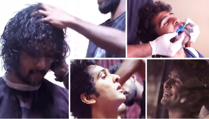 നീണ്ട മുടി വെട്ടി താടിയും മീശയും ഷേവ് ചെയ്ത് പല്ലിൽ കമ്പിയുമിട്ടു; ബോബിയിൽ നിന്ന്‌ സച്ചിയിലേക്കുള്ള ഷെയ്ൻ നിഗത്തിന്റെ വേഷപ്പകർച്ച ഇങ്ങനെ; ഇഷ്‌കിലെ മേക്കിങ് വിഡിയോ വൈറൽ