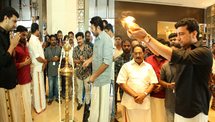   പിഷാരടി ഇനി സംവിധായകന്‍; മമ്മൂട്ടിയുടെ ഗാനഗന്ധര്‍വ്വന്‍ ചിത്രീകരണം ആരംഭിച്ചു; പൂജ നടന്നത് താരനിറവില്‍