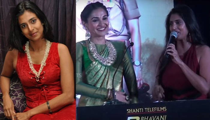  ആന്‍ഡ്രിയ വരുന്നെന്ന് അറിഞ്ഞാണ് സ്ലീവ് ലെസ് ധരിച്ച് ഗ്ലാമറസായി വന്നതെന്ന് കസ്തൂരി; ട്രെന്‍ഡി വസ്ത്രമണിഞ്ഞ് സാധാരണ പ്രത്യക്ഷപ്പെടാറുള്ള ആന്‍ഡ്രിയ എത്തിയത് പട്ടുസാരിയും വെള്ള കല്ലു പതിച്ച മാലയും ജിമിക്കി കമ്മലും ധരിച്ച്‌