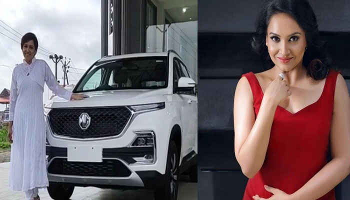 സിനിമാ യാത്രയില്‍ ലെനയ്ക്ക് കൂട്ടായി പുതിയ സാരഥി; എം.ജി ഹെക്ടര്‍ സ്വന്തമാക്കി നടി; ആശംസ നേര്‍ന്ന് ആരാധകരും