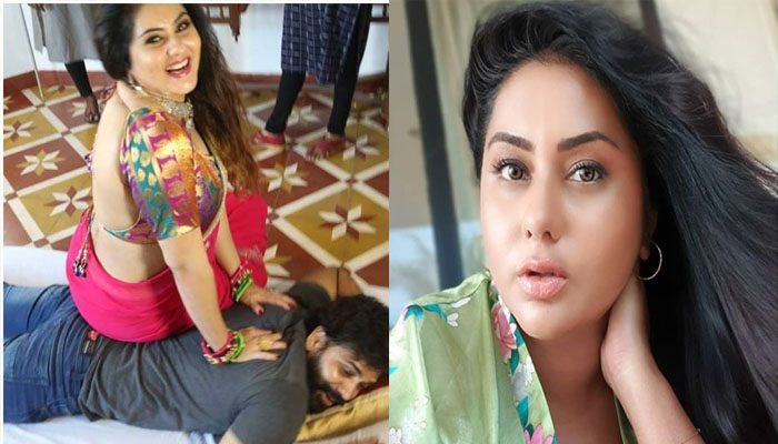 ഭര്‍ത്താവിന്റെ മുകളില്‍ കയറി ഇരുന്നുള്ള ചിത്രം പങ്കുവച്ച്  നടി നമിത;  പ്രധാനപ്പെട്ടൊരു ദിവസമാണെന്ന് വെളിപ്പെടുത്തി താരം;  നടിയുടെ പുത്തൻ ചിത്രങ്ങൾ  ഏറ്റെടുത്ത് സോഷ്യൽ മീഡിയ 