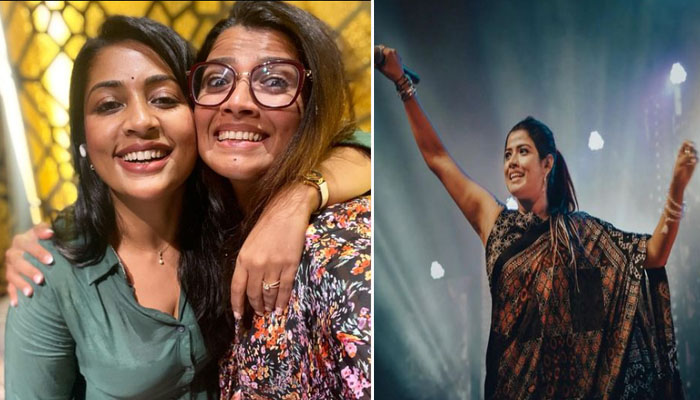 അമൃത സുരേഷിനെ കെട്ടിപിടിച്ച് നവ്യ നായർ; വിമർശനവുമായി ആരാധകർ 