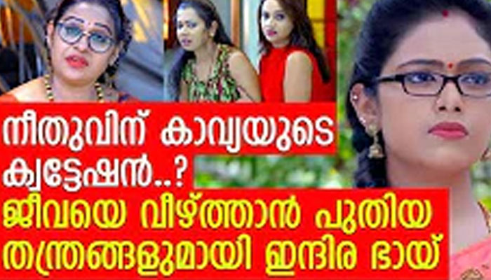 നീതുവിന് കാവ്യയുടെ ക്വട്ടേഷന്‍..? ജീവയെ വീഴ്ത്താന്‍ പുതിയ തന്ത്രങ്ങളുമായി ഇന്ദിര ഭായ്