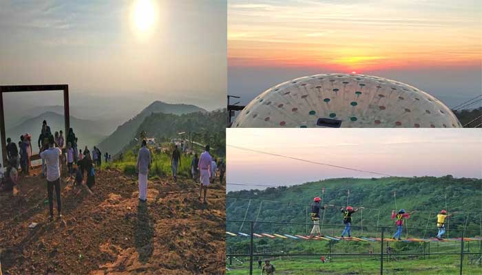 സഞ്ചാരികള്‍ക്ക് ദ്യശ്യവിരുന്നൊരുക്കി പാലക്കയംതട്ട്;