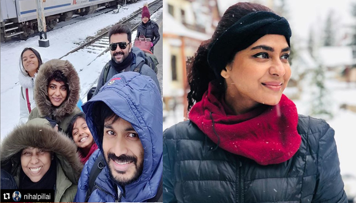 മഞ്ഞില്‍ കളിച്ച് പൂര്‍ണിമ തണുത്ത് വിറച്ച് മക്കള്‍; താരകുടുംബത്തിന്റെ യൂറോപ്പ് യാത്രയുടെ വീഡിയോ വൈറലാകുന്നു