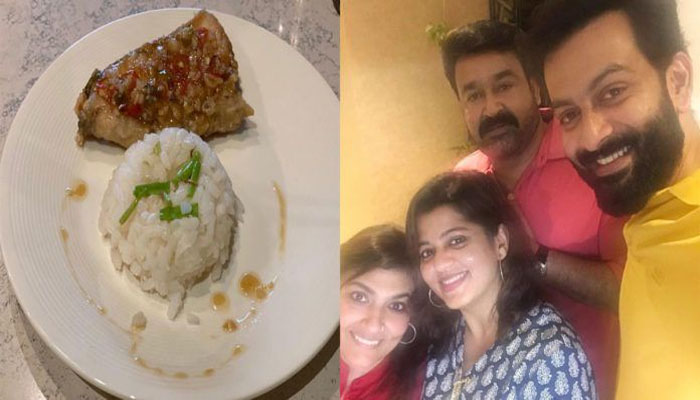 പാചകത്തിന്റെ കാര്യത്തില്‍ സുചിത്രയും ലാലേട്ടനോളം മിടുക്കി; ചിത്രം പങ്കുവച്ച് പൃഥ്വിരാജ്