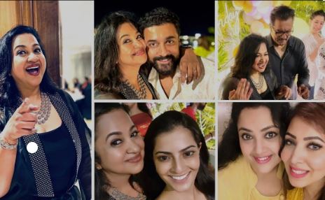  നടി രാധികയുടെ ജന്മദിനം ആഘോഷമാക്കാന്‍ ഒത്തുകൂടി എണ്‍പതുകളിലെ നായികമാര്‍; ലിസി, അംബിക, രേവതി, സരിത, മീനയും അടക്കം തെന്നിന്ത്യന്‍ താരങ്ങള്‍ നിരന്ന ചടങ്ങില്‍ ധനുഷും സൂര്യയും അതിഥികളായി