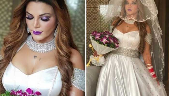 വിവാഹ വസ്ത്രത്തില്‍ സുന്ദരിയായി രാഖി സാവന്ത്; താരം വിവാഹിതയായെന്ന് വാര്‍ത്ത പടര്‍ന്നത് കാട്ടുതീ പോലെ; സത്യകഥ ഇതാണ്