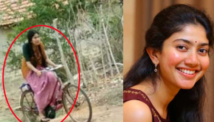 നാടന്‍ ലുക്കില്‍ സൈക്കിള്‍ ചവിട്ടി മലയാളികളുടെ മലര്‍; സായി പല്ലവിയുടെ ലൊക്കേഷന്‍ ചിത്രം ഏറ്റെടുത്ത് ആരാധകരും 