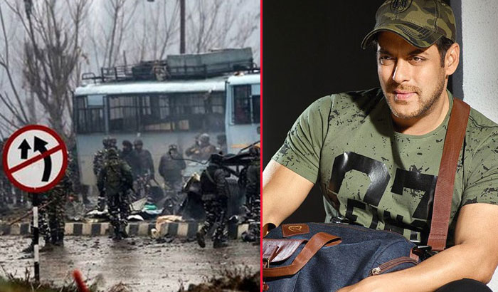 പ്രിയനാടിന്റെ ജവാന്മാര്‍ക്കും അവരുടെ കുടുംബങ്ങള്‍ക്കും വേണ്ടി എന്റെ ഹൃദയം തുടിക്കുന്നു; പുല്‍വാല ഭീകരാക്രമണത്തില്‍ കൊല്ലപ്പെട്ട ഇന്ത്യന്‍ സൈനികര്‍ക്ക് അനുശോചനം അര്‍പ്പിച്ച സല്‍മാന്‍ഖാന്റെ ട്വിറ്റ്