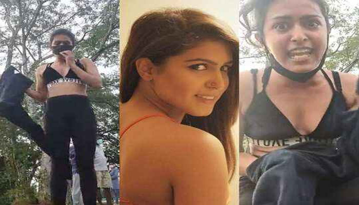 ‌ പൊതുസ്ഥലത്ത് അശ്ലീല വസ്ത്രം ധരിച്ചെത്തി; നടി സംയുക്തക്കും  സുഹൃത്തുക്കൾക്കും  നേരെ    കൈയ്യേറ്റം
