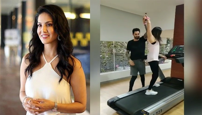 ജിമ്മില്‍ ഭര്‍ത്താവിനൊപ്പം ഹാന്‍ഡ് കഫ് ചലഞ്ച് ചെയ്ത് സണ്ണിലിയോണ്‍; വ്യത്യസ്തമായ വീഡിയോ ഏറ്റെടുത്ത് ആരാധകര്‍