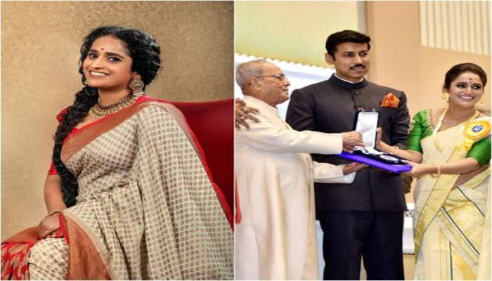 പുരസ്‌കാരം ഏറ്റ് വാങ്ങുമ്പോൾ  അദ്ദേഹം എന്നോട് ചോദിച്ചത് ബംഗാളിയാണോ എന്നായിരുന്നു; തുറന്ന് പറഞ്ഞ് സുരഭി ലക്ഷ്മി