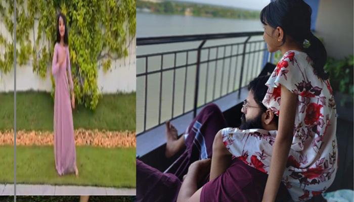  ഇത് വീട്ടിലെ വെളളരിപ്രാവ്; സൂഫിയും സുജാതയും ചിത്രത്തിലെ പാട്ടിന് ചുവട് വച്ച് ജയസൂര്യയുടെ മകള്‍ വേദ