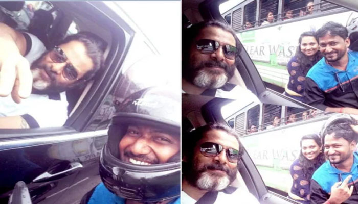 പി എസ് സി പരീക്ഷ കഴിഞ്ഞു വരുമ്പോള്‍ തിരുവനന്തപുരം ട്രാഫിക്കില്‍ വച്ചു നുമ്മ അന്യന്‍, റോമിയോ ബിഎംഡബ്ല്യു കാറില്‍; അടുത്തെത്തി ഗ്ലാസ് മെല്ലെ തട്ടി അണ്ണാ നീങ്ക ഉയിര്‍ ലവ് യൂ എന്നു പറഞ്ഞു ഒരു ഫ്ളയിങ് കിസ് അടിച്ചു; ചിയാന്‍ വിക്രമിനെ നേരില്‍ കണ്ട അനുഭവം പങ്ക് വച്ച് ആരാധകന്‍ എഴുതിയ കുറിപ്പ് വായിക്കാം