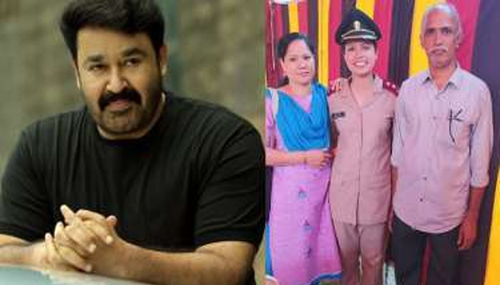  കഠിന പരിശ്രമങ്ങളിലൂടെ നേടിയ സ്വപ്നസാക്ഷാത്കാരം ആണ് ലെഫ്റ്റനന്റ് വിസ്മയ; അഭിനന്ദനങ്ങളറിയിച്ച്‌  നടൻ മോഹന്‍ലാല്‍ 